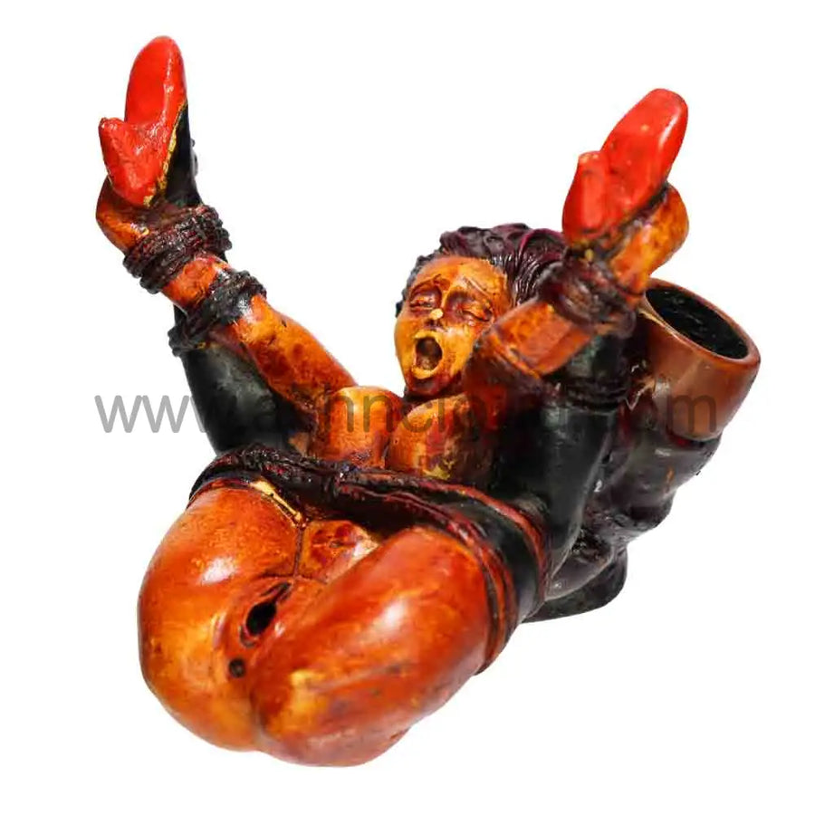 6 Inch Novelty Figure Bamboo Bong, Style 2