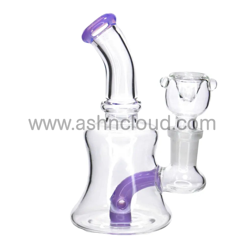 6 in - Rig Perc Slime Mini Water Pipe