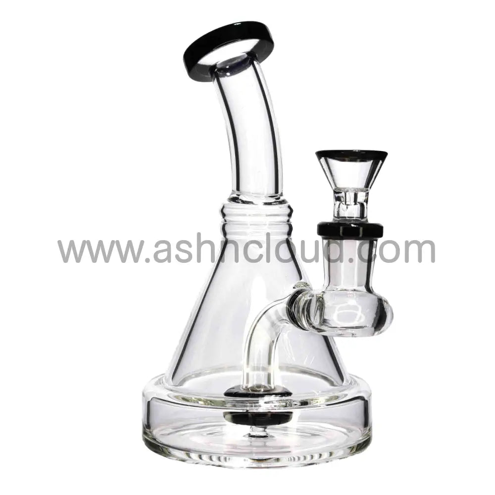 6 In - Triangled Mini Glass Bong 8 Colors