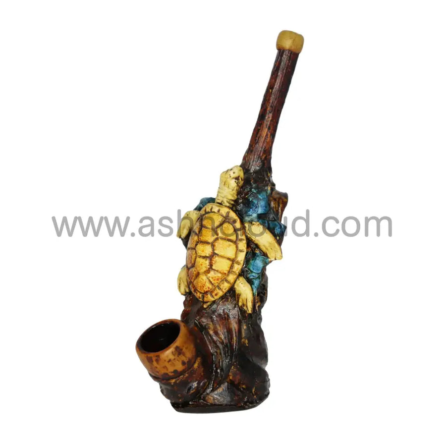 6 Inch Turtle-Shaped Handmade Glass Bong