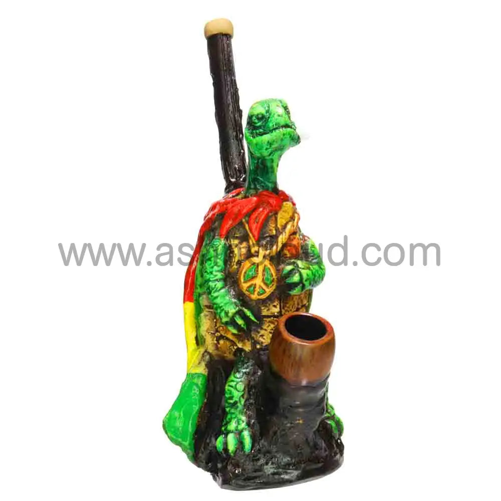 6 in - Turtle Smoking Bro Bamboo Bong