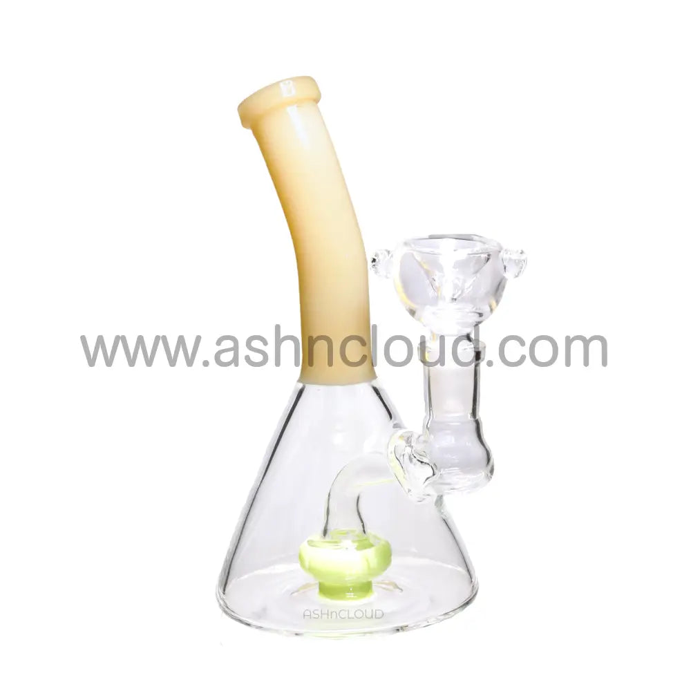 6 In - Vent Colored Mini Glass Bong Perc