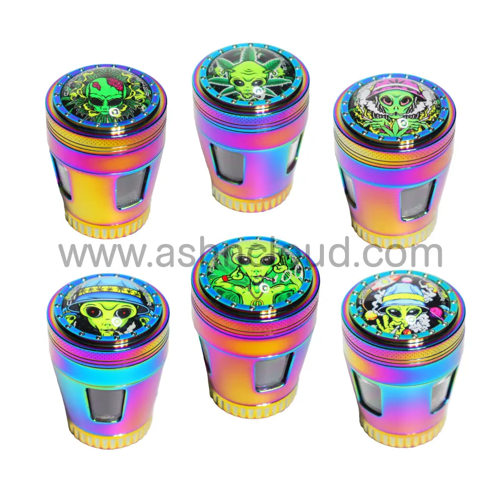 6 Pcs - Ufos Metal Chromium Crusher
