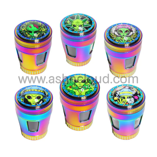 6 Pcs - Ufos Metal Chromium Crusher