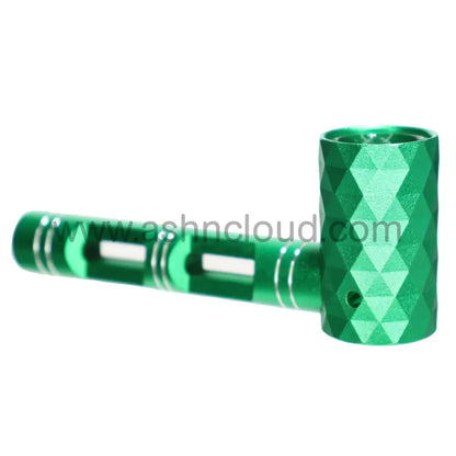 6 Pcs - Box Metal Pipe 6’’ Diamond Glass Tube And Bowl