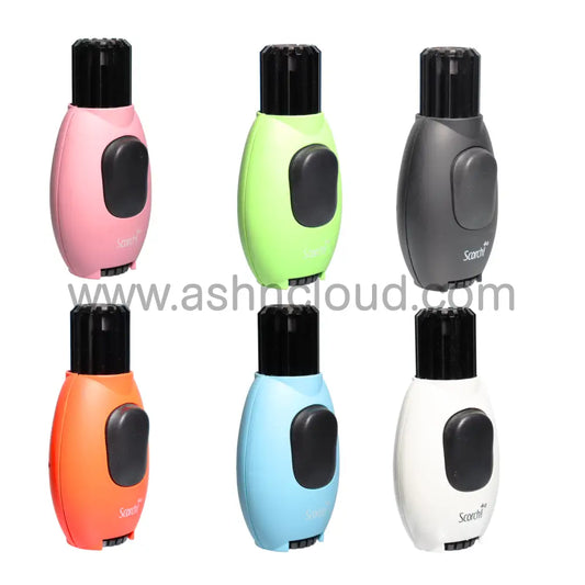 6 Pcs - Dab Scorch Torch Curvy Multicolor With Display $8.50 Each