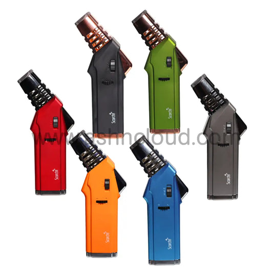 6 Pcs - Dab Scorch Torch Refillable Angled With Display $11.50