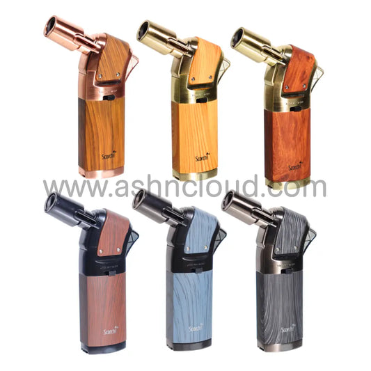 6 Pcs - Dab Scorch Torch Wooden Design With Display $12 Each