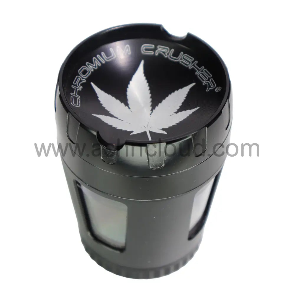 6 PCS Display 2.5’’ – Chromium Crusher 70420 GR-04 4-Piece Metal Herb Grinders – Wholesale