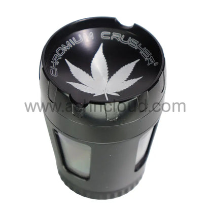 6 PCS Display 2.5’’ – Chromium Crusher 70420 GR-04 4-Piece Metal Herb Grinders – Wholesale