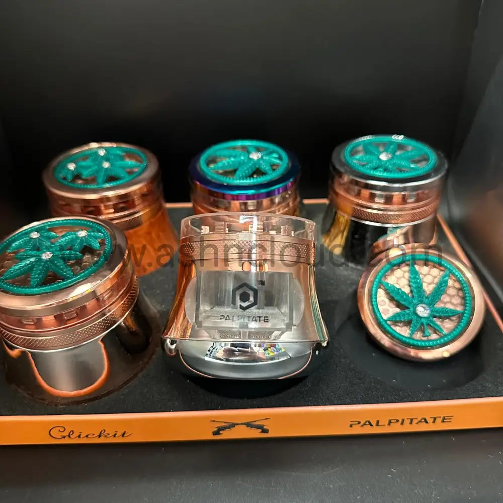 6 Pcs - Fancy Grinder 4 Layer Storage