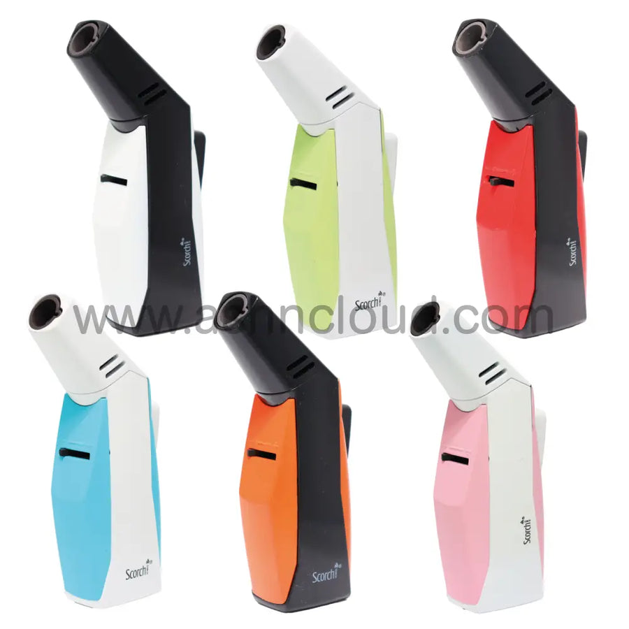 Turbo 45 Degree Jet Lighter, 6-Piece Display