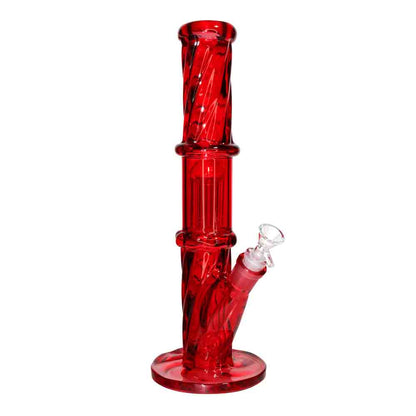 NEW 15 Inch Color Straight Tube Bong – 1 Chamber | Wholesale Glass