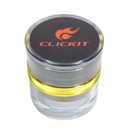 6 pcs – CLICKIT 2.5-Inch Metallic Gold Belt Grinders, Assorted Colors Wholesale | MG-010