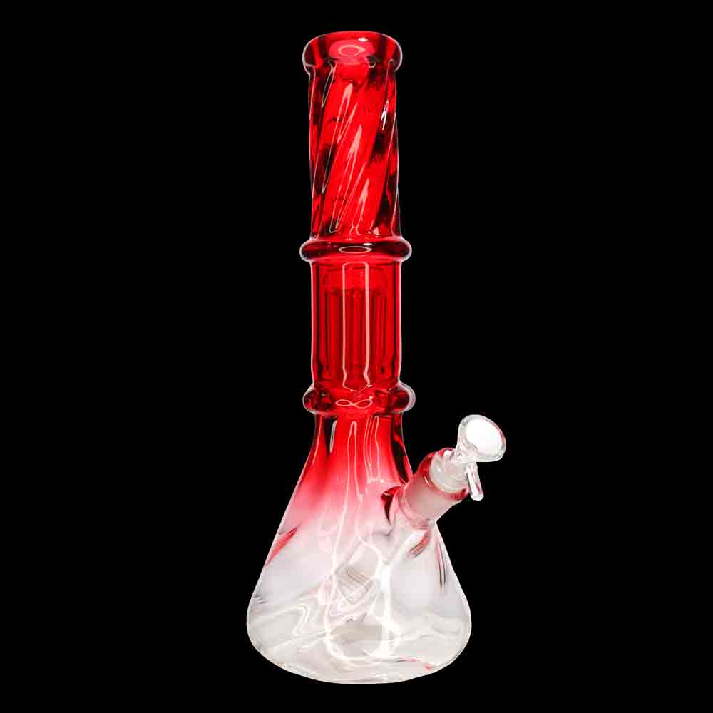 NEW 15 Inch Color Beaker Bong – 1 Chamber | Wholesale Glass | Ashncloud