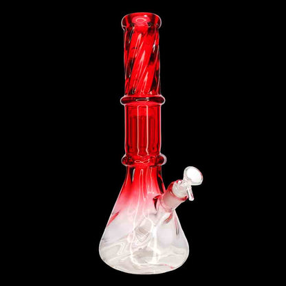 NEW 15 Inch Color Beaker Bong – 1 Chamber | Wholesale Glass | Ashncloud