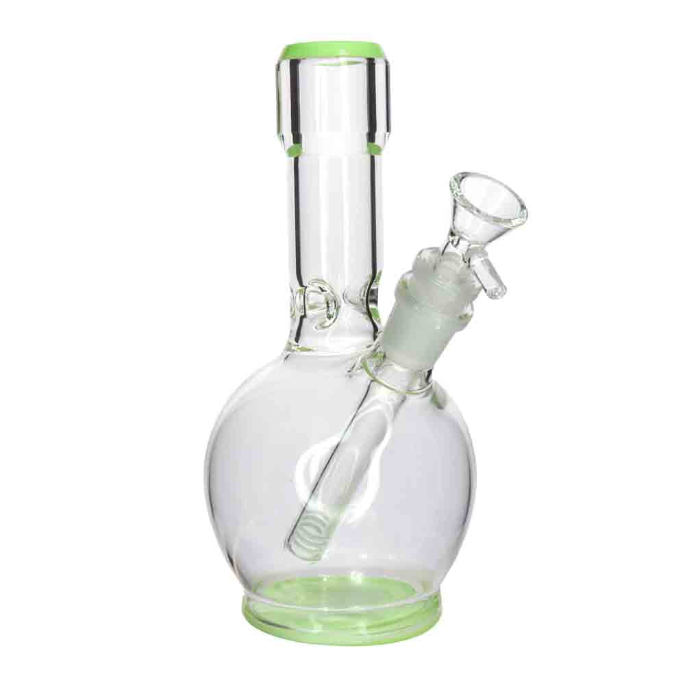 8" Color Base Glass Bong with Diffused Downstem – Wholesale Water Pipe