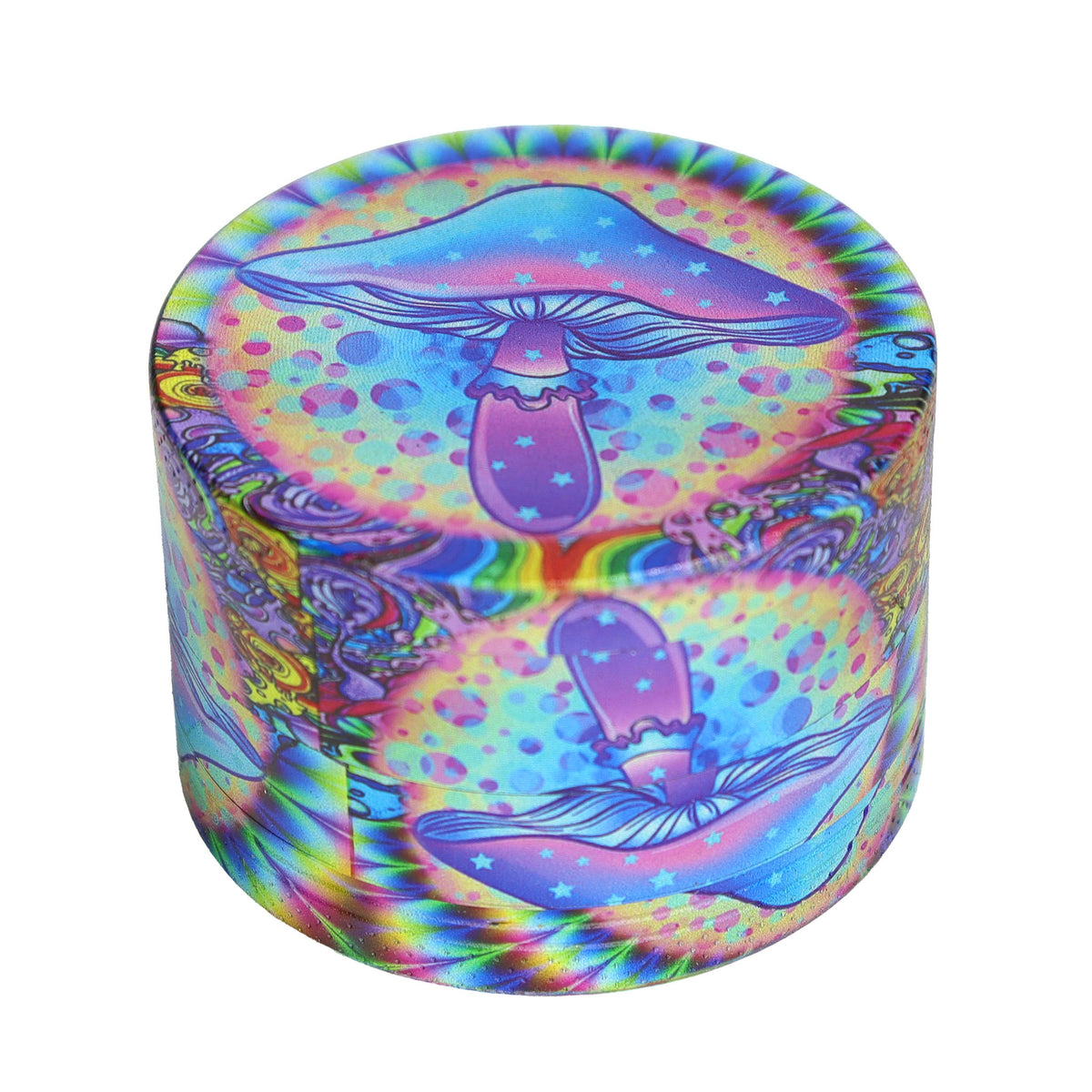 6 pcs - 2.5" 63mm Stylish Herb Grinder Psychedelic Mushroom