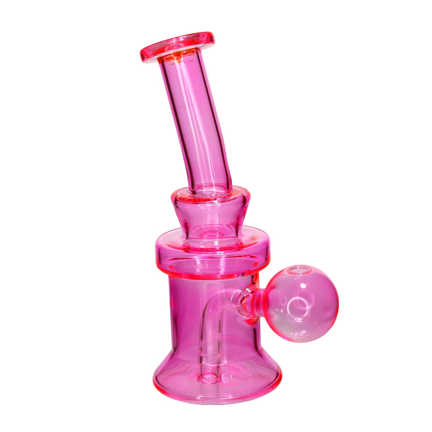 Bent-Neck Glass Oil Burner Bubbler – Assorted Neon Colors Wholesale