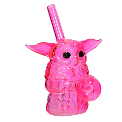 6" Baby Yoda Oil Burner Water Pipe – Assorted Colors | Wholesale