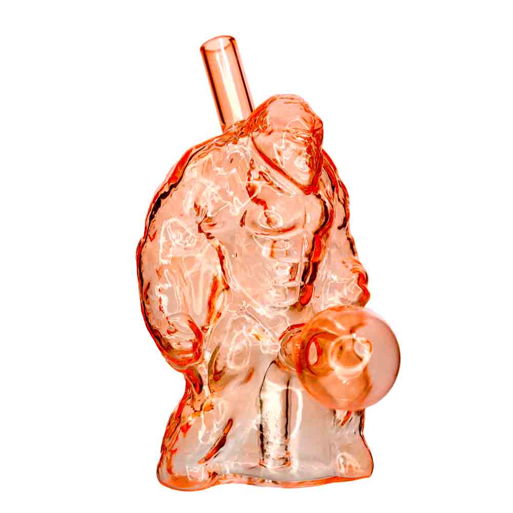 Wholesale Gorilla Shape Glass Oil Burner Water Pipe – 6 Inch Novelty Bong