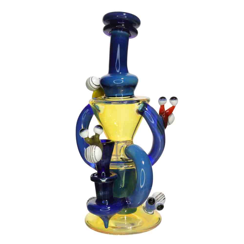 9" Snail Fancy Glass Water Pipe | Unique Artistic Design