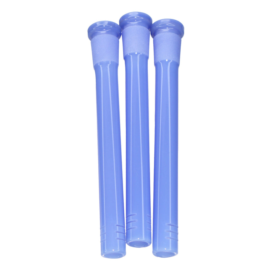 5 Inch Sky Blue Glass Downstem