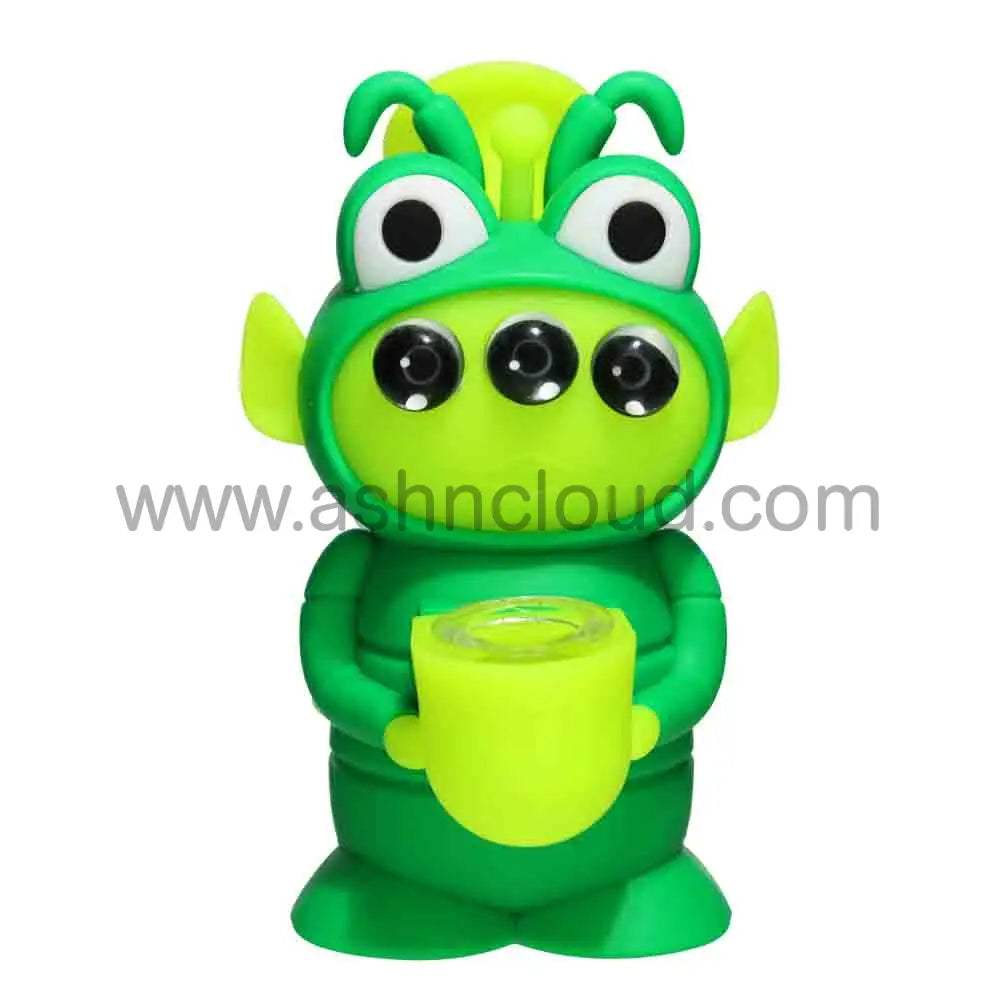 7 in - ALIEN Silicone Glass Bong Best Seller