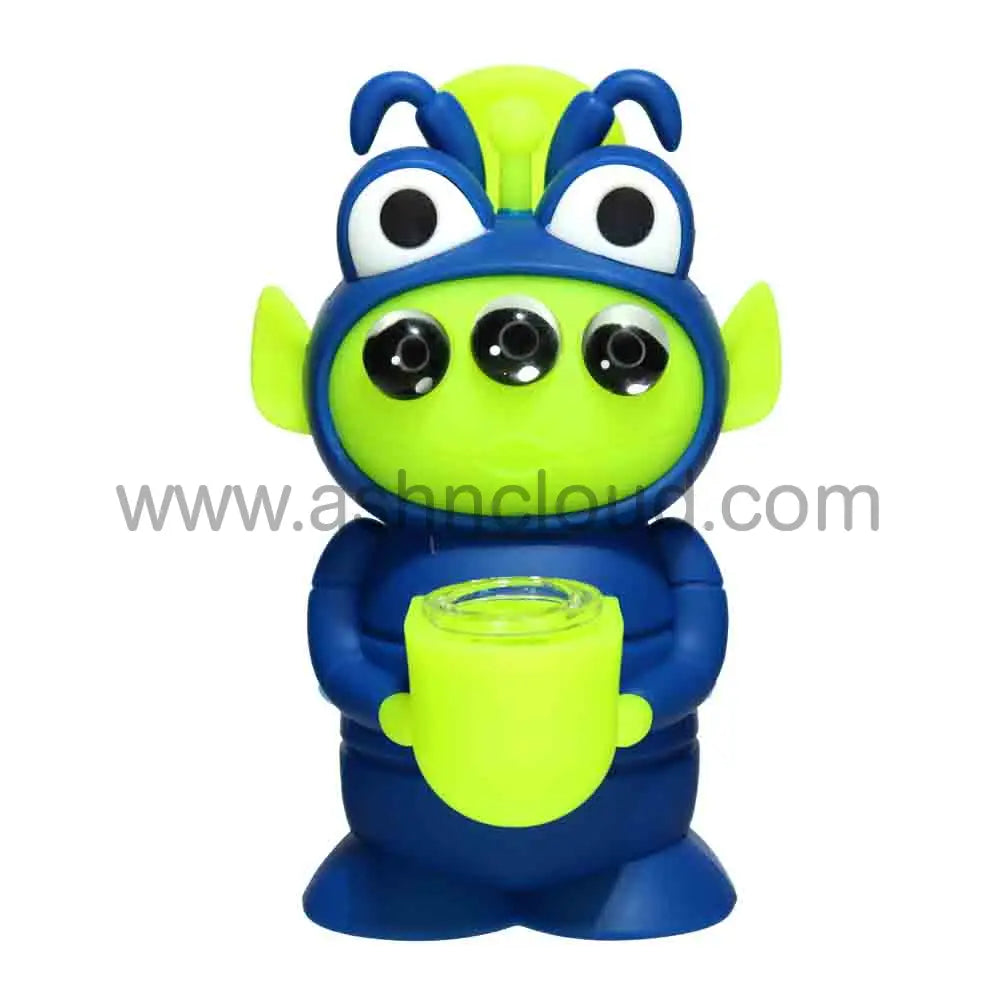 7 in - ALIEN Silicone Glass Bong Best Seller