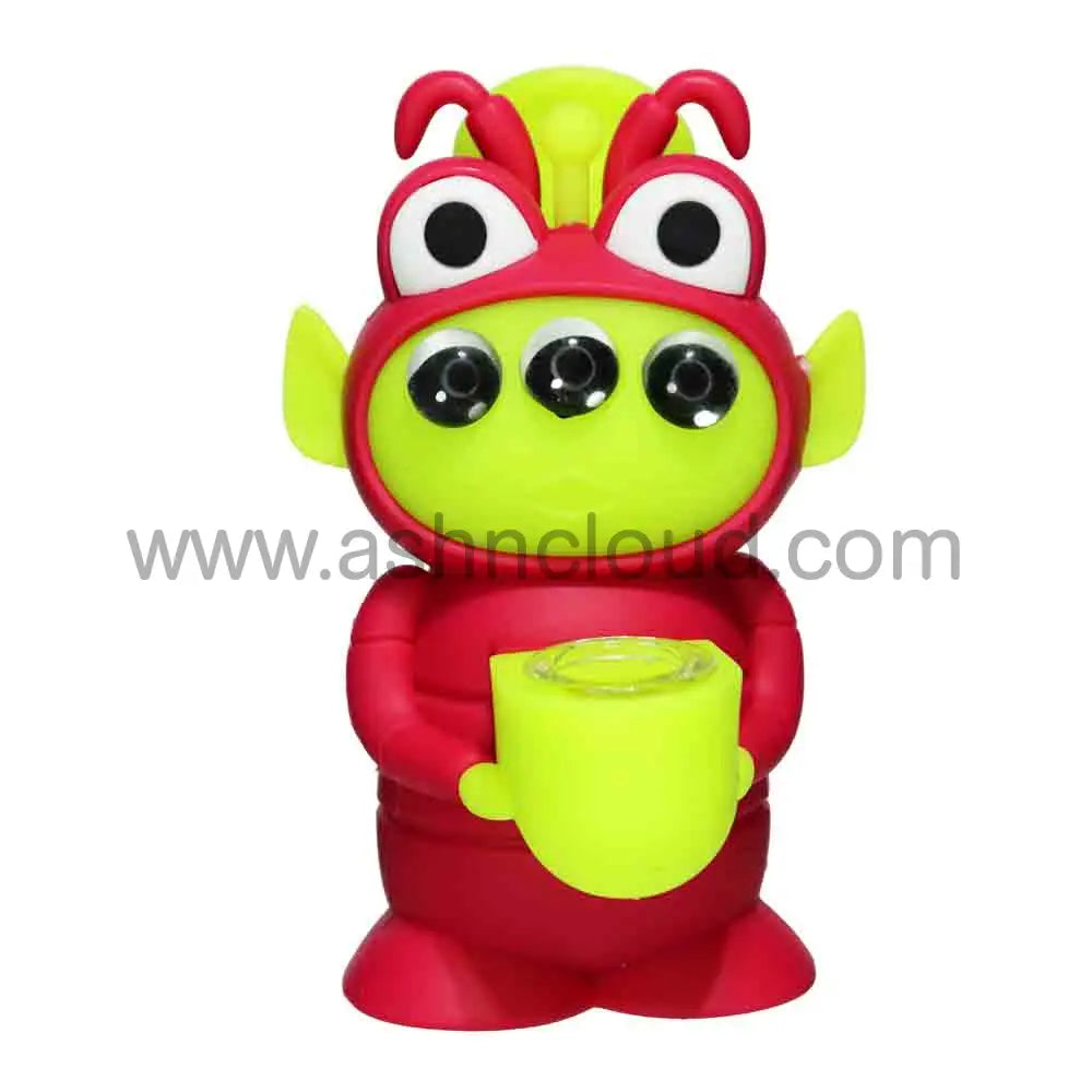 7 in - ALIEN Silicone Glass Bong Best Seller
