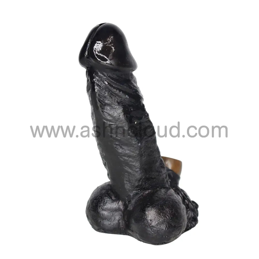 7 Inch Black Novelty Handmade Glass Bong