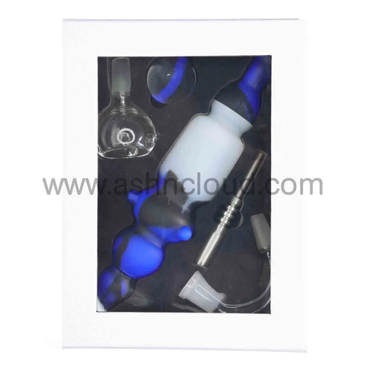 7 In - Box Blue Silicone Nectar Collector Kit