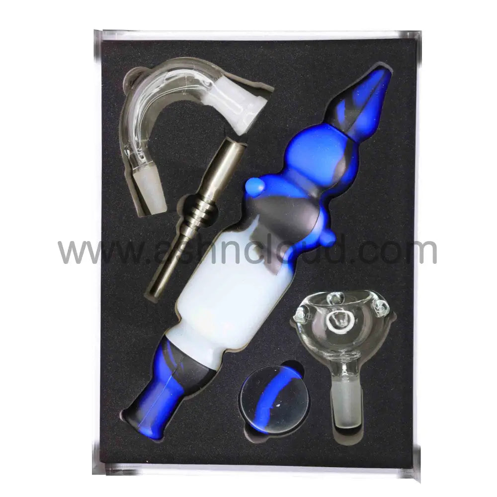 7 In - Box Blue Silicone Nectar Collector Kit