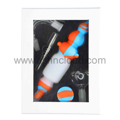 7 In - Box Orange Silicone Nectar Collector Kit