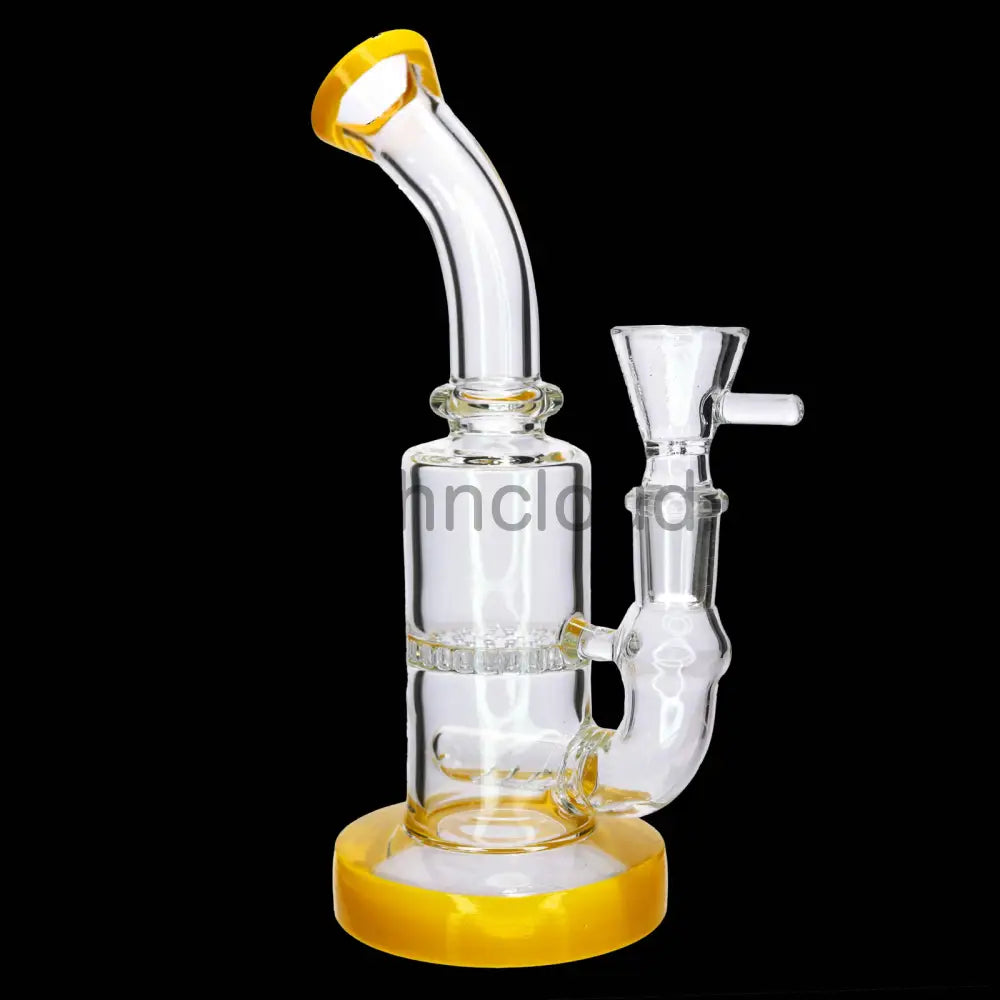 7 in - Classic Glass Bong 1 Honeycomb Small
