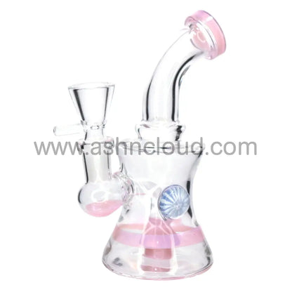 7 In - Colored Mini Glass Bong Eye