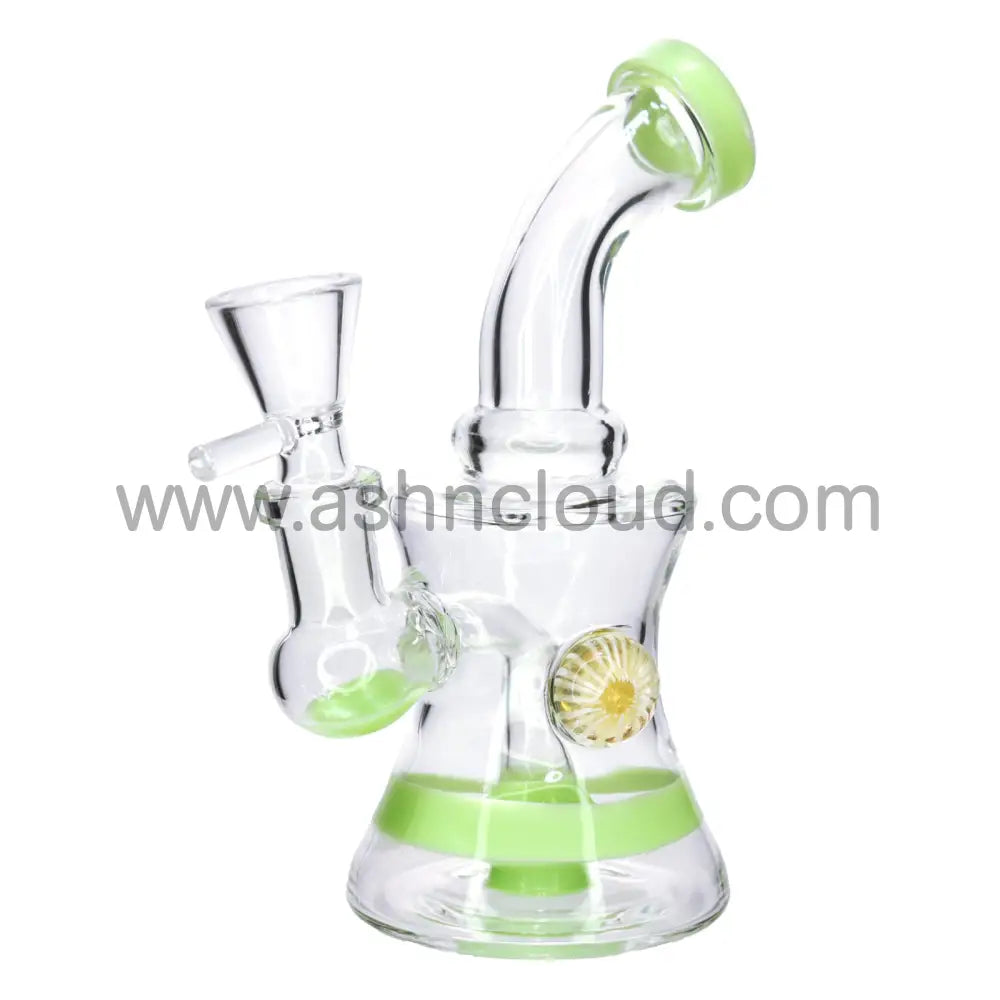 7 In - Colored Mini Glass Bong Eye