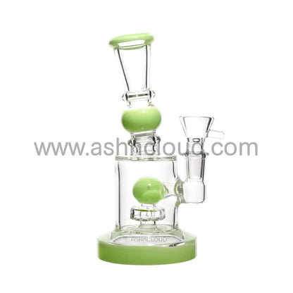 7 In - Cone Neck Slime Colors Mini Glass Bong Perc