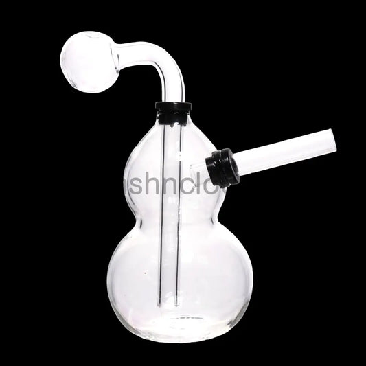 7 In - Curvy Balls Clear Oil Burner