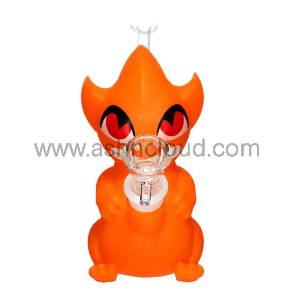 7 in - Demon Water Pipe Silicone Glass Bong Best Seller