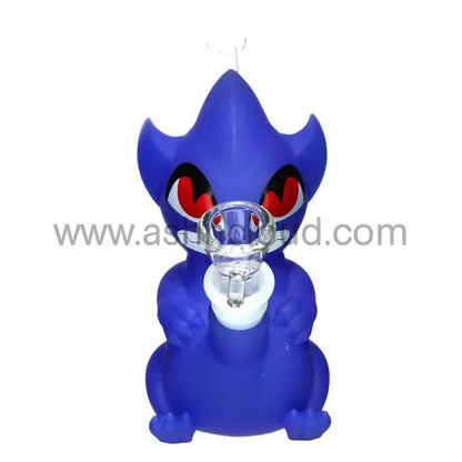 7 in - Demon Water Pipe Silicone Glass Bong Best Seller
