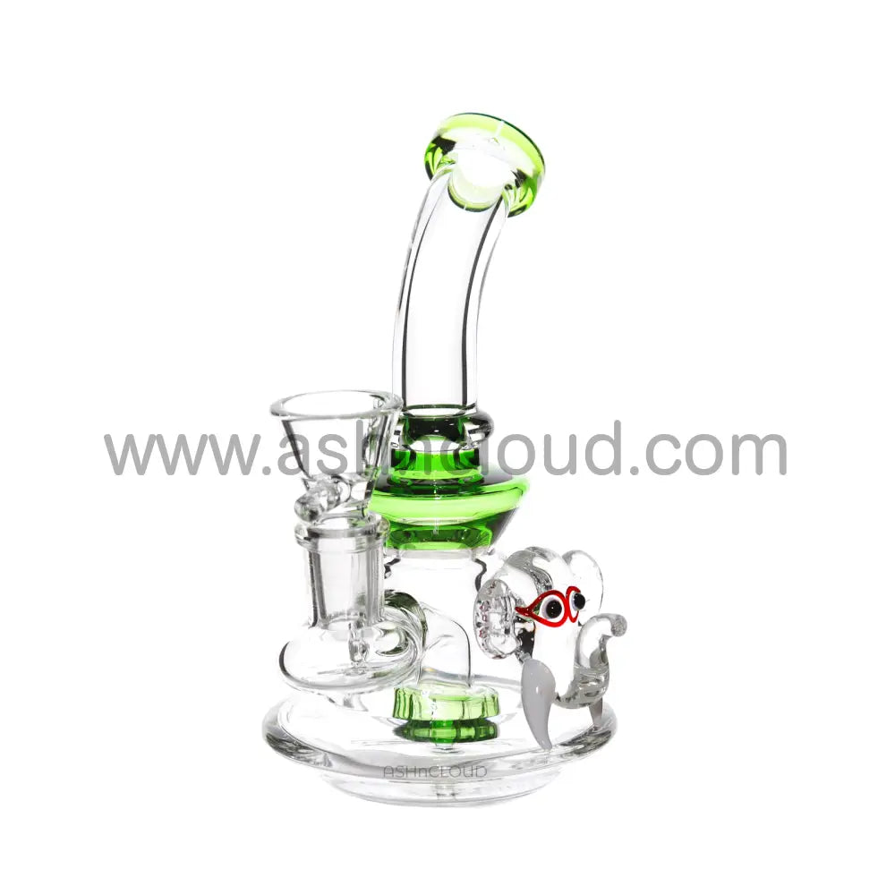 7 In - Elephant Head Mini Glass Bong