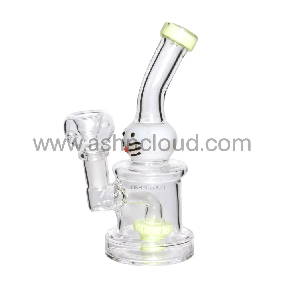 7 In - Kitten Showerhead Glass Bong