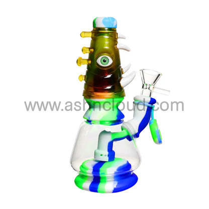 7 In - Monster One Eye Silicone/Glass Bong