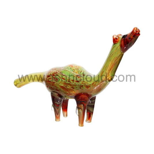 7 In - Multicolor Giraffe Glass Hand Pipe