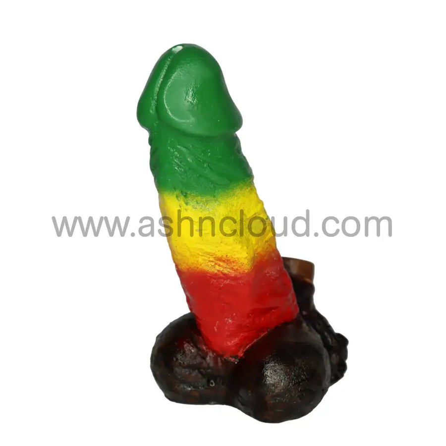 7 Inch Rasta Novelty Handmade Glass Bong