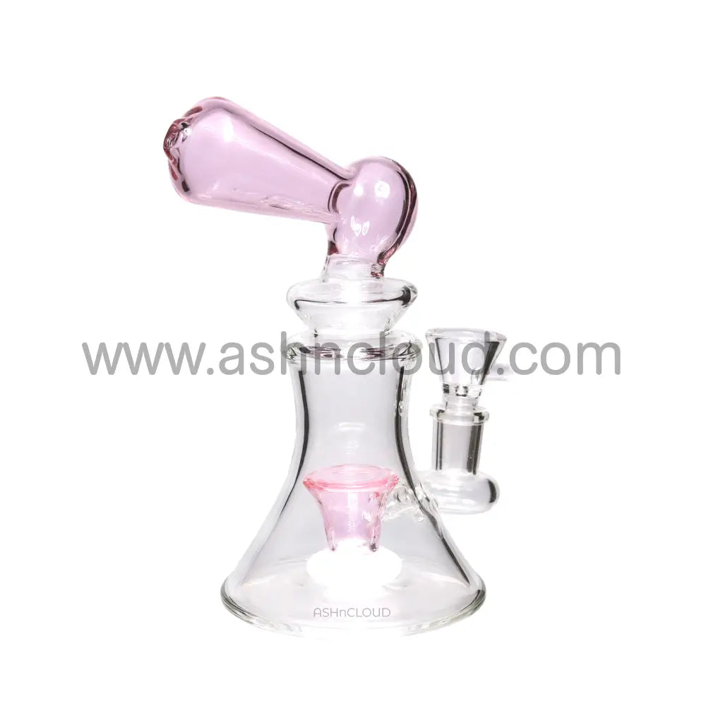 7 In - Showerhead Handle Mini Glass Bong