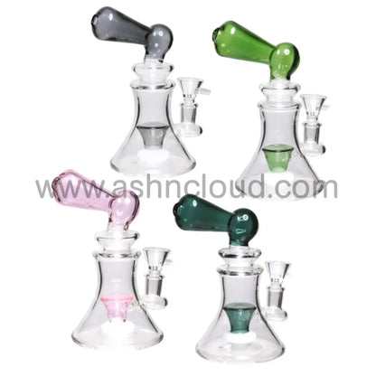 7 In - Showerhead Handle Mini Glass Bong