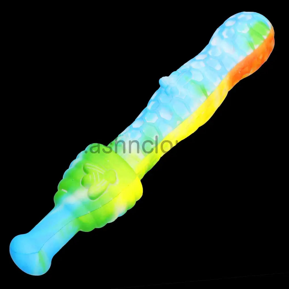 7 In - Silicone Nectar Collector With Metal Nail 14 Mm