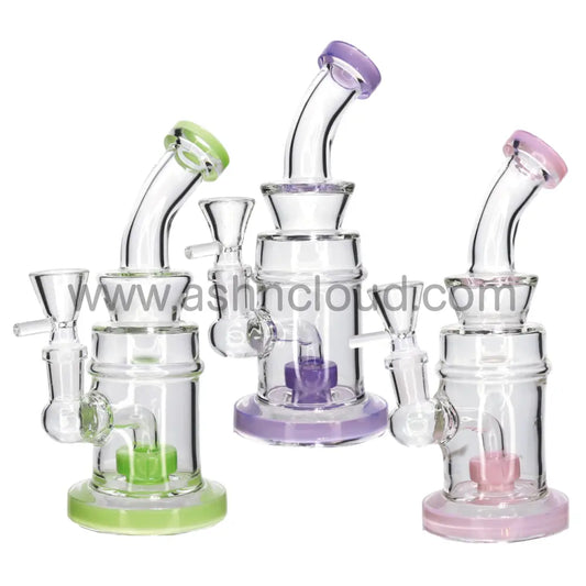 7 in - Slime Perc Classic Glass Bong